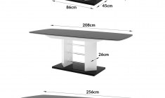 LINOSA 3 160 table (high gloss)